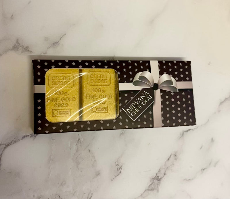 Belgian Chocolate Gold Bullion Bars