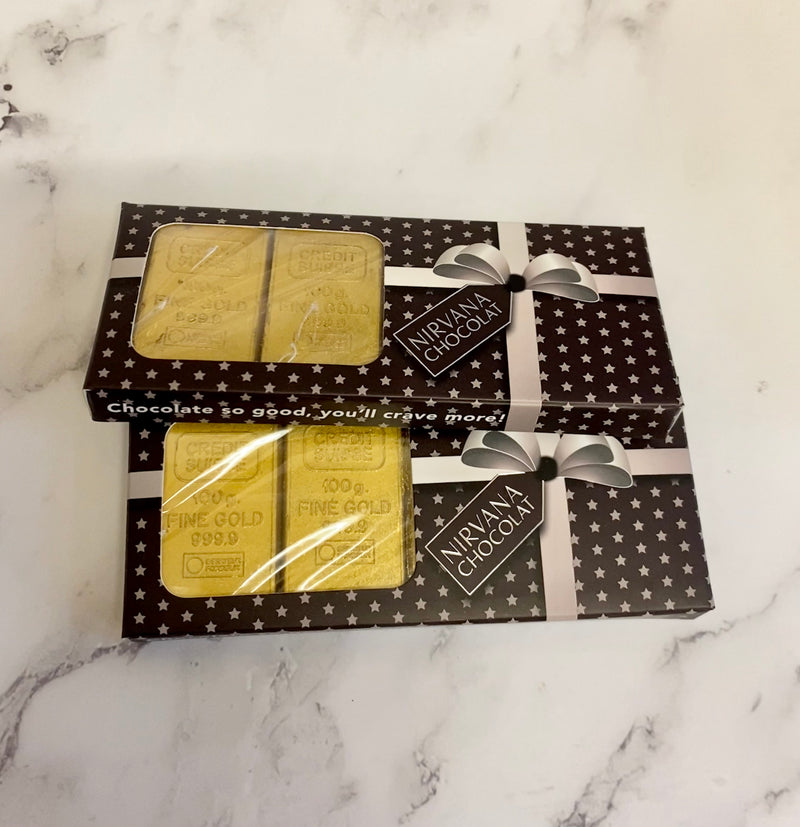 Belgian Chocolate Gold Bullion Bars