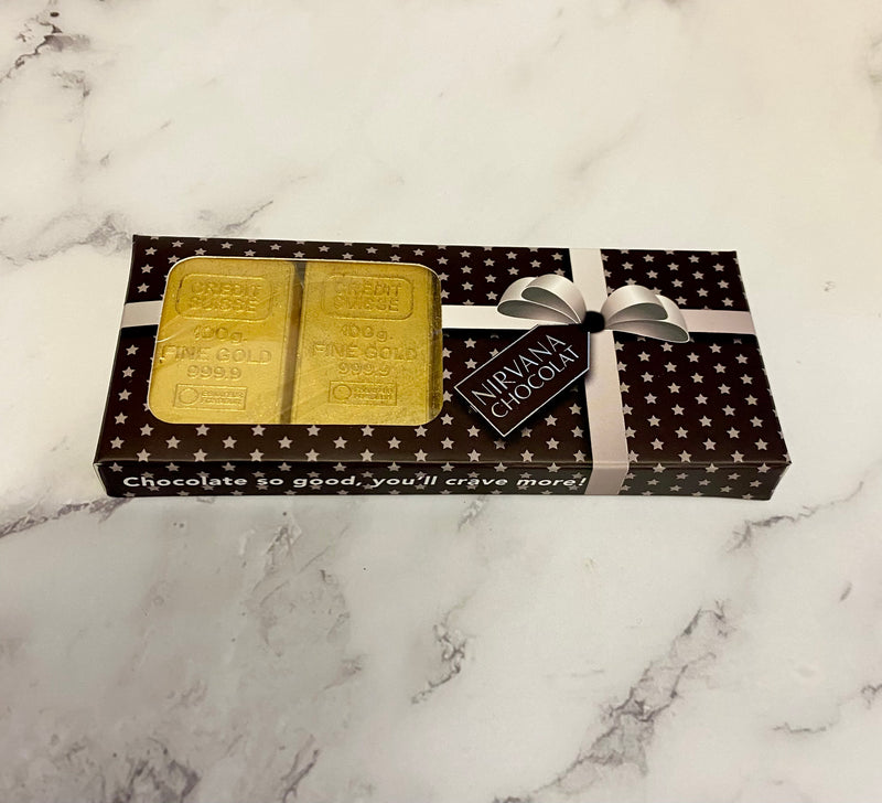 Belgian Chocolate Gold Bullion Bars