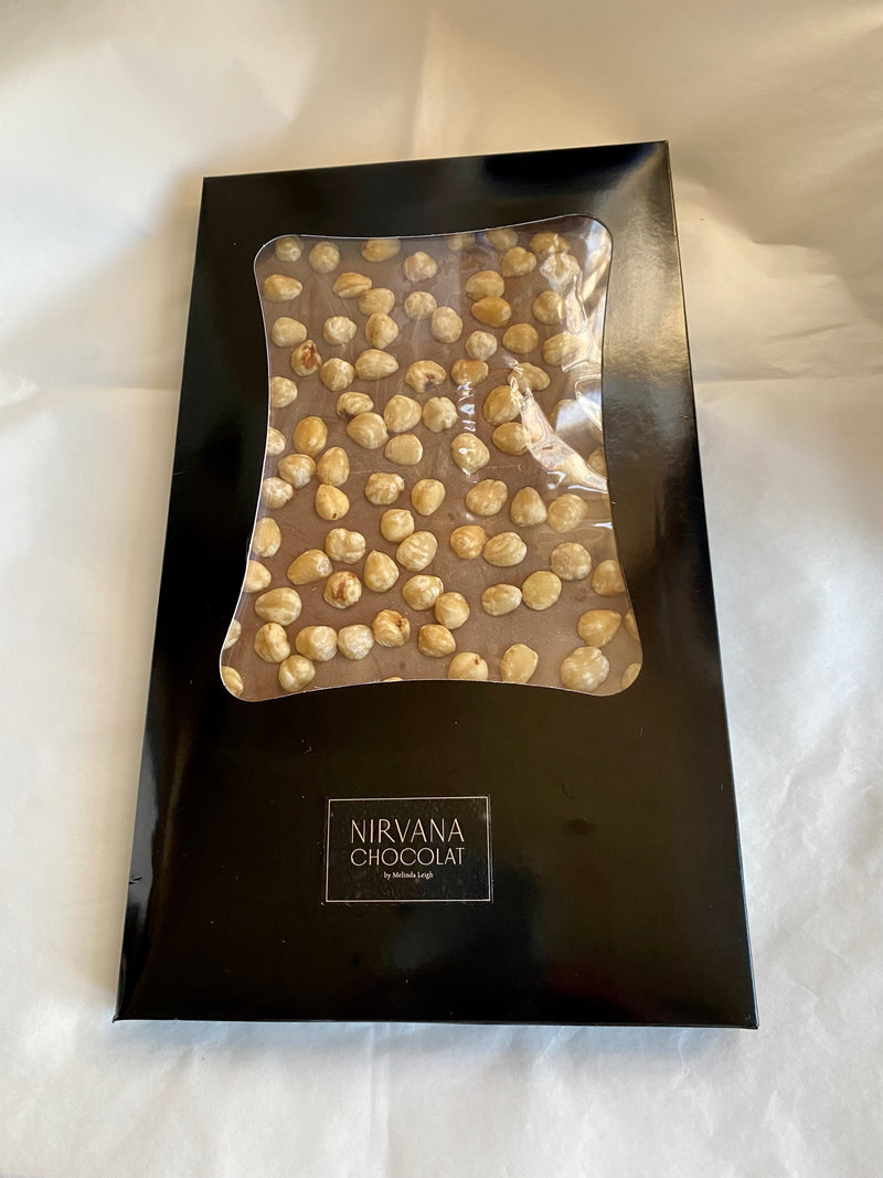 Large Whole Nut Belgian Milk Chocolate Bar
