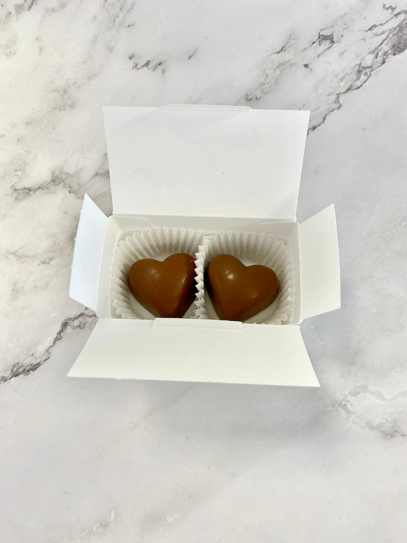 Custom Made Box - Two Belgian Chocolate Wedding Favours
