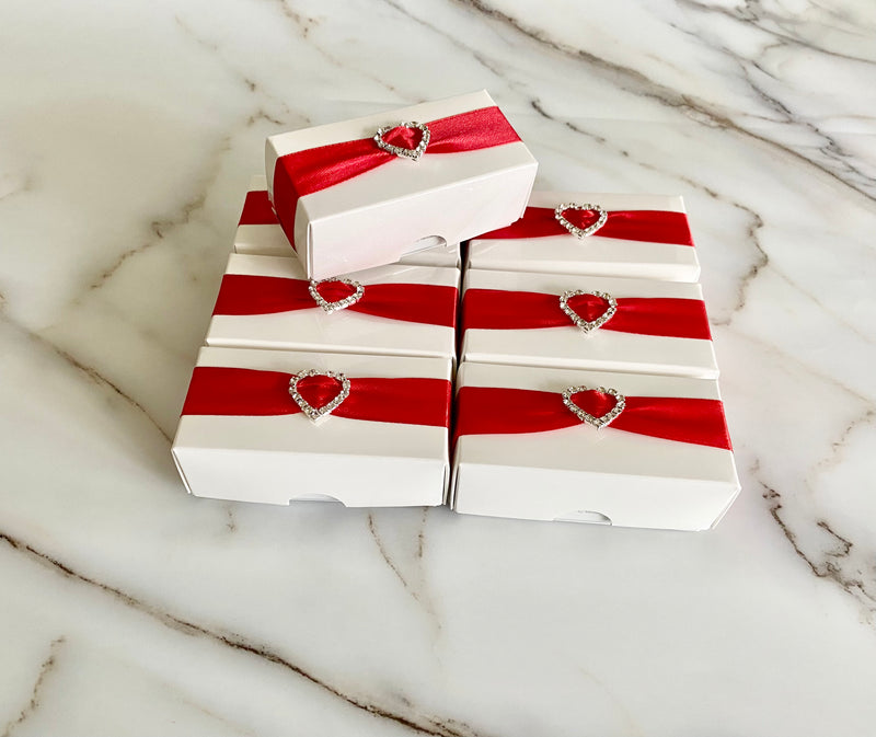 Two Belgian Chocolate Wedding Favours