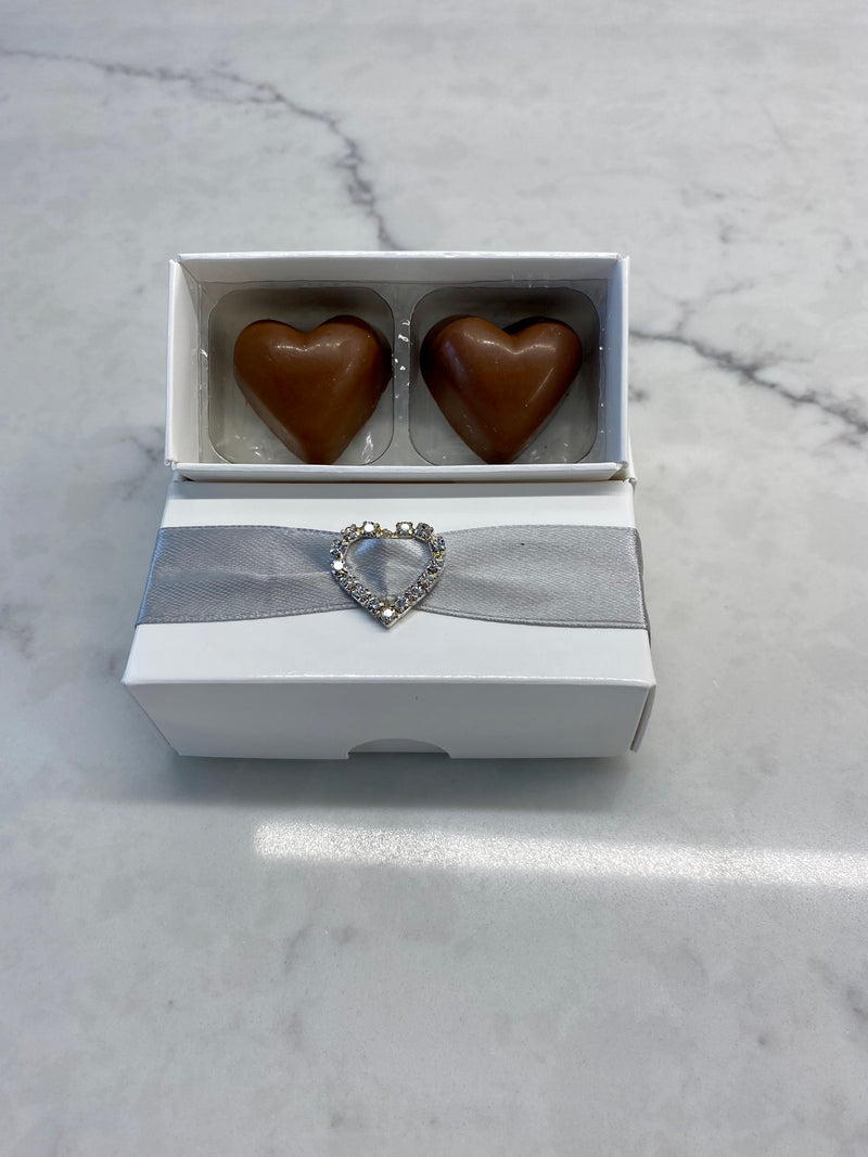 Two Belgian Chocolate Wedding Favours