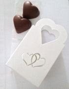 Two Belgian Chocolate Wedding Favours